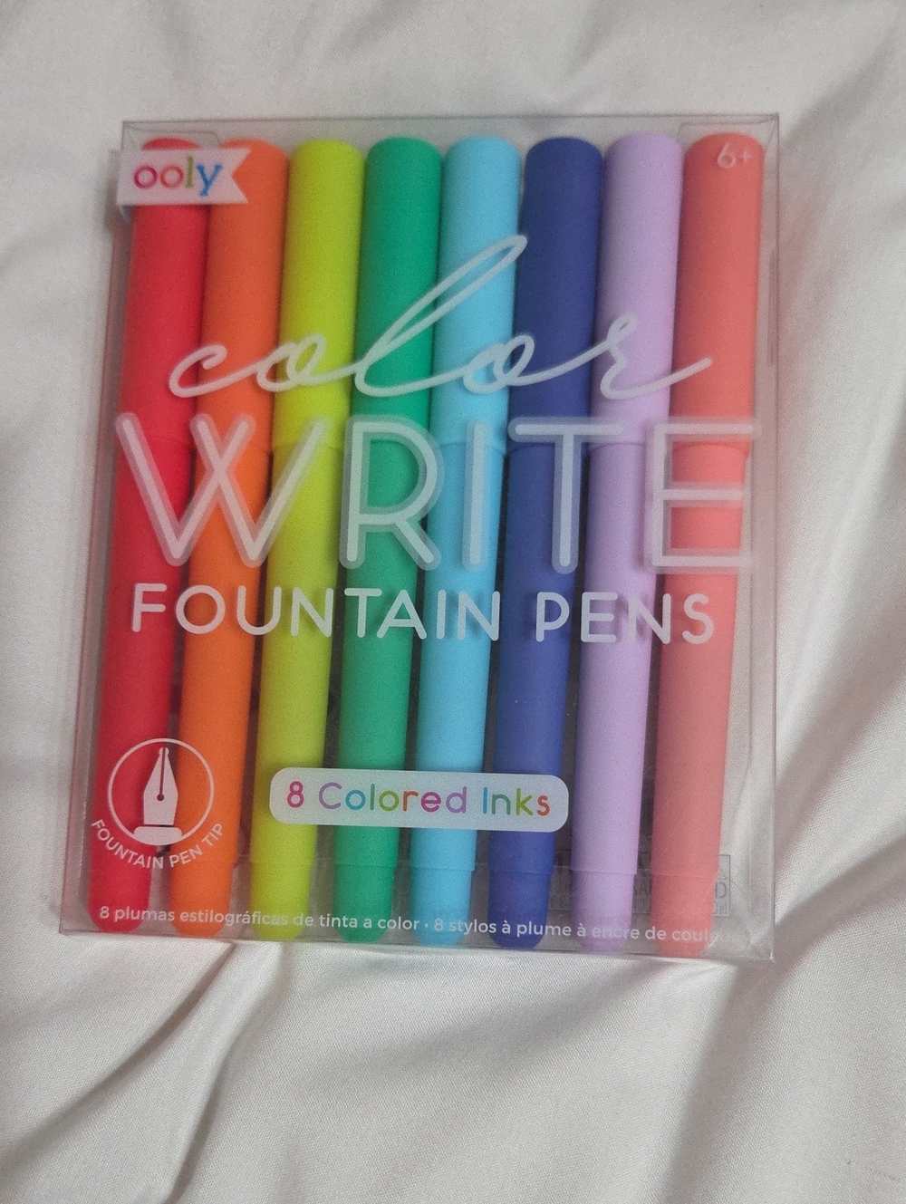 Ooly ColorWrite 8-Pack Multicolor Fountain Pens